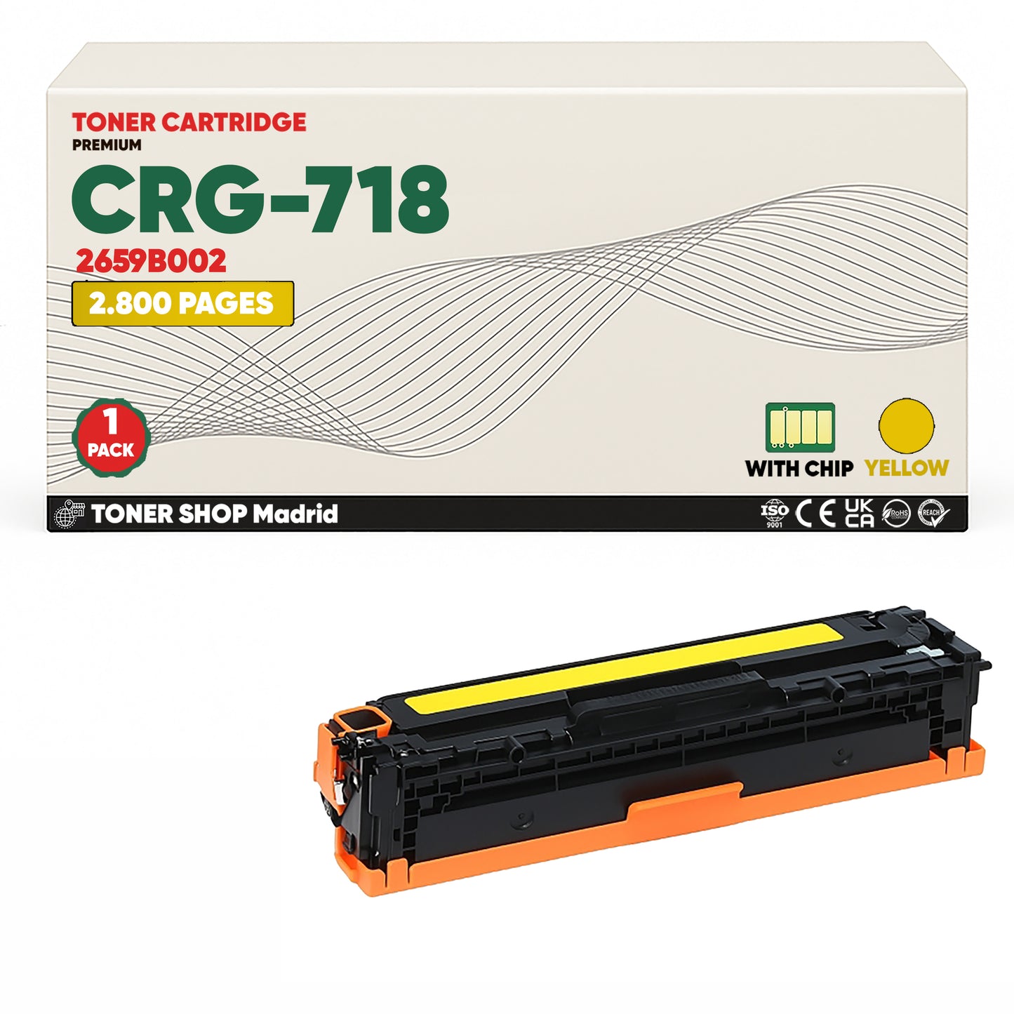 BDink Tóner Compatible Canon 718 (CMYK Pack 4)