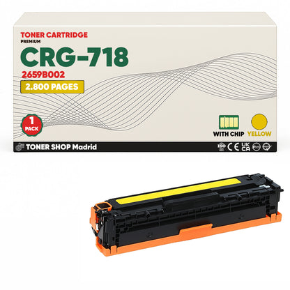 BDink Tóner Compatible Canon 718 (CMYK Pack 4)