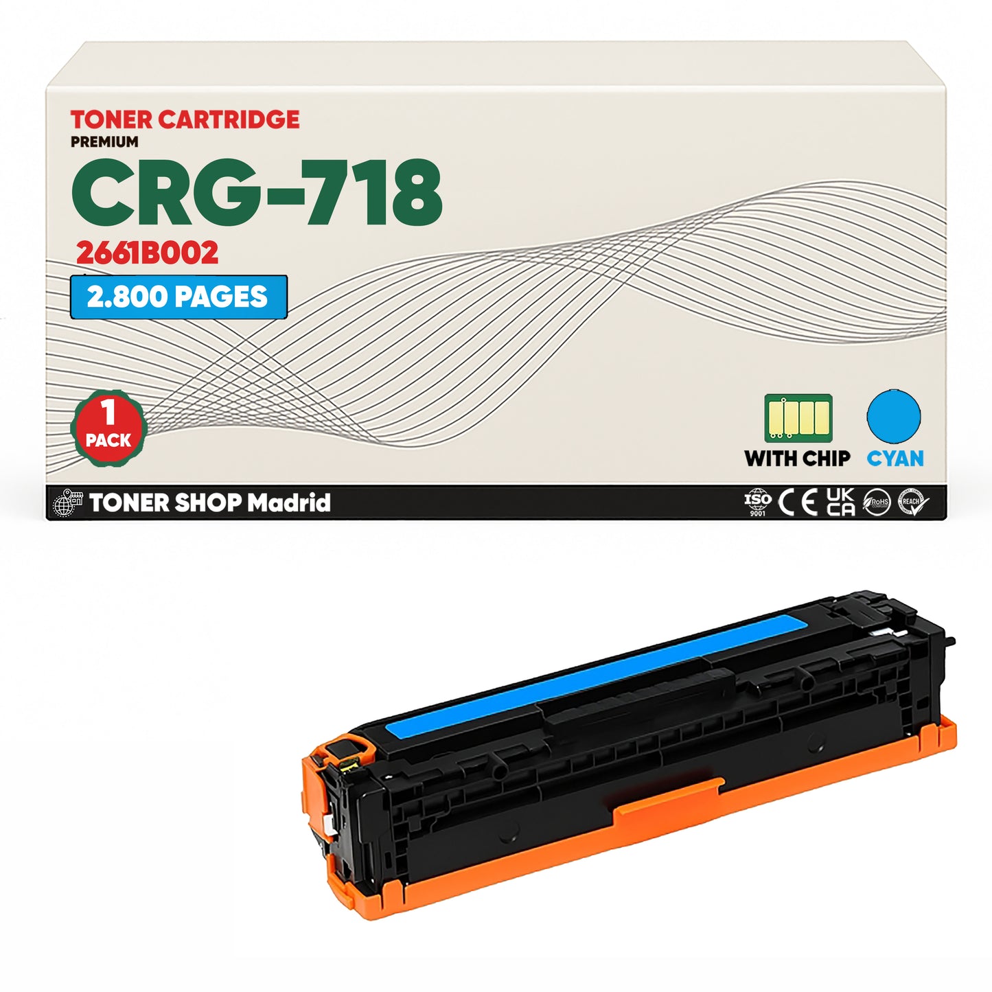 BDink Tóner Compatible Canon 718 (CMYK Pack 4)