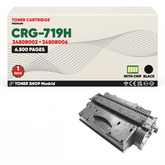BDink Cartucho Tóner Compatible Canon 719H/CEXV40 Negro (Pack 1)