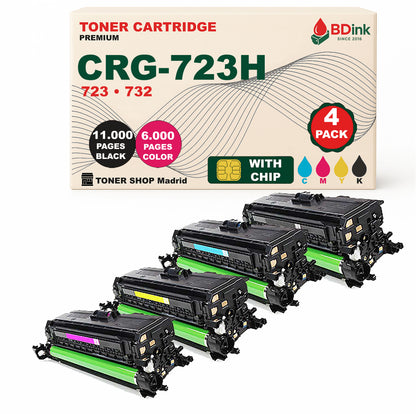 BDink Tóner Compatible Canon 723H/732H (CMYK Pack 4)