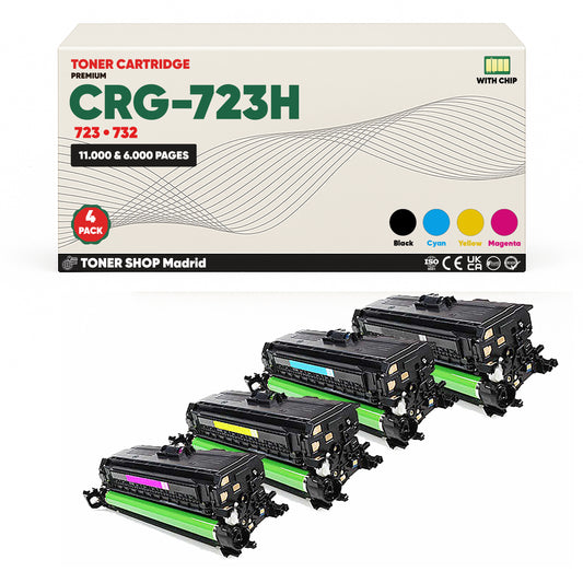 BDink Tóner Compatible Canon 723H/732H (CMYK Pack 4)