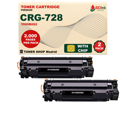 BDink Cartucho Tóner Compatible Canon 728 Negro