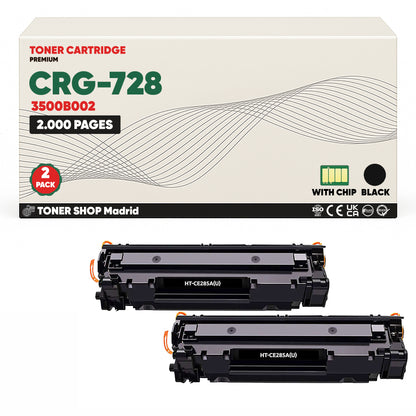 BDink Cartucho Tóner Compatible Canon 728 Negro