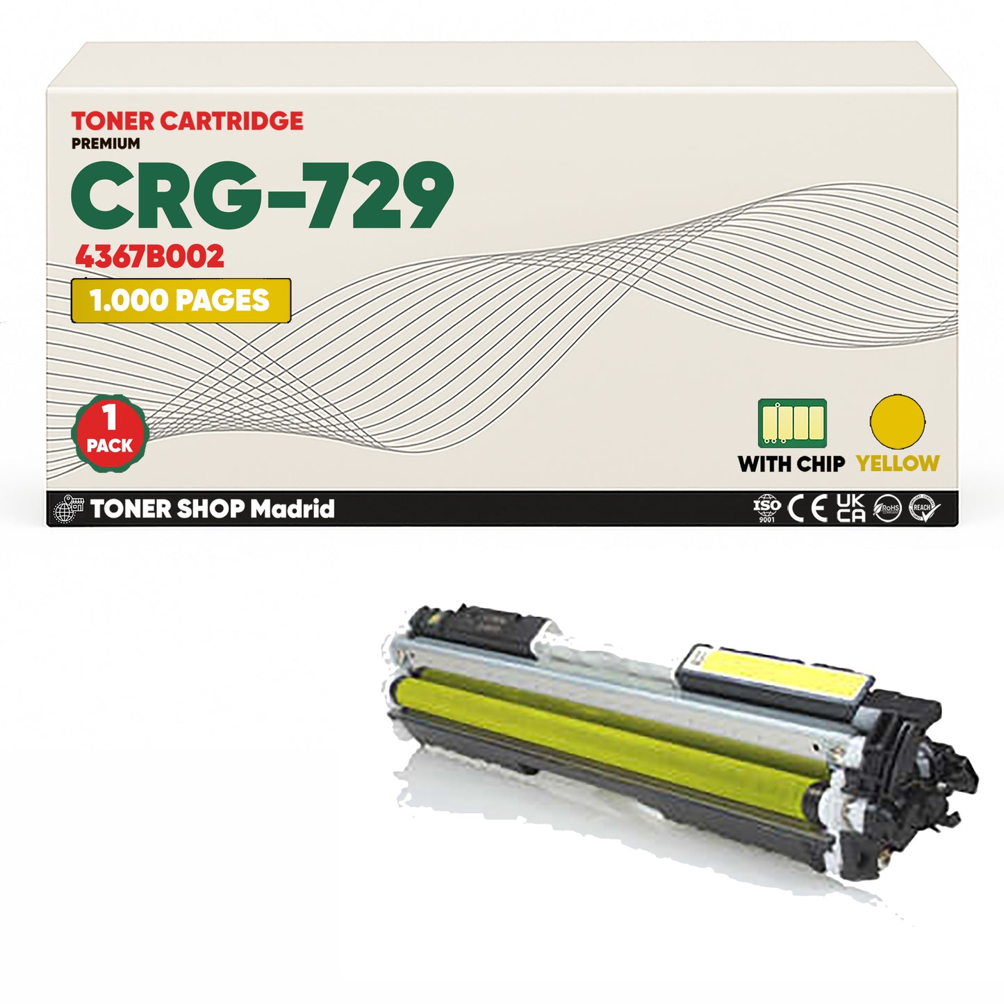 BDink Tóner Compatible Canon 729 (CMYK 4 Pack)