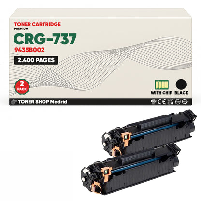 BDink Cartucho Tóner Compatible Canon 737 Negro