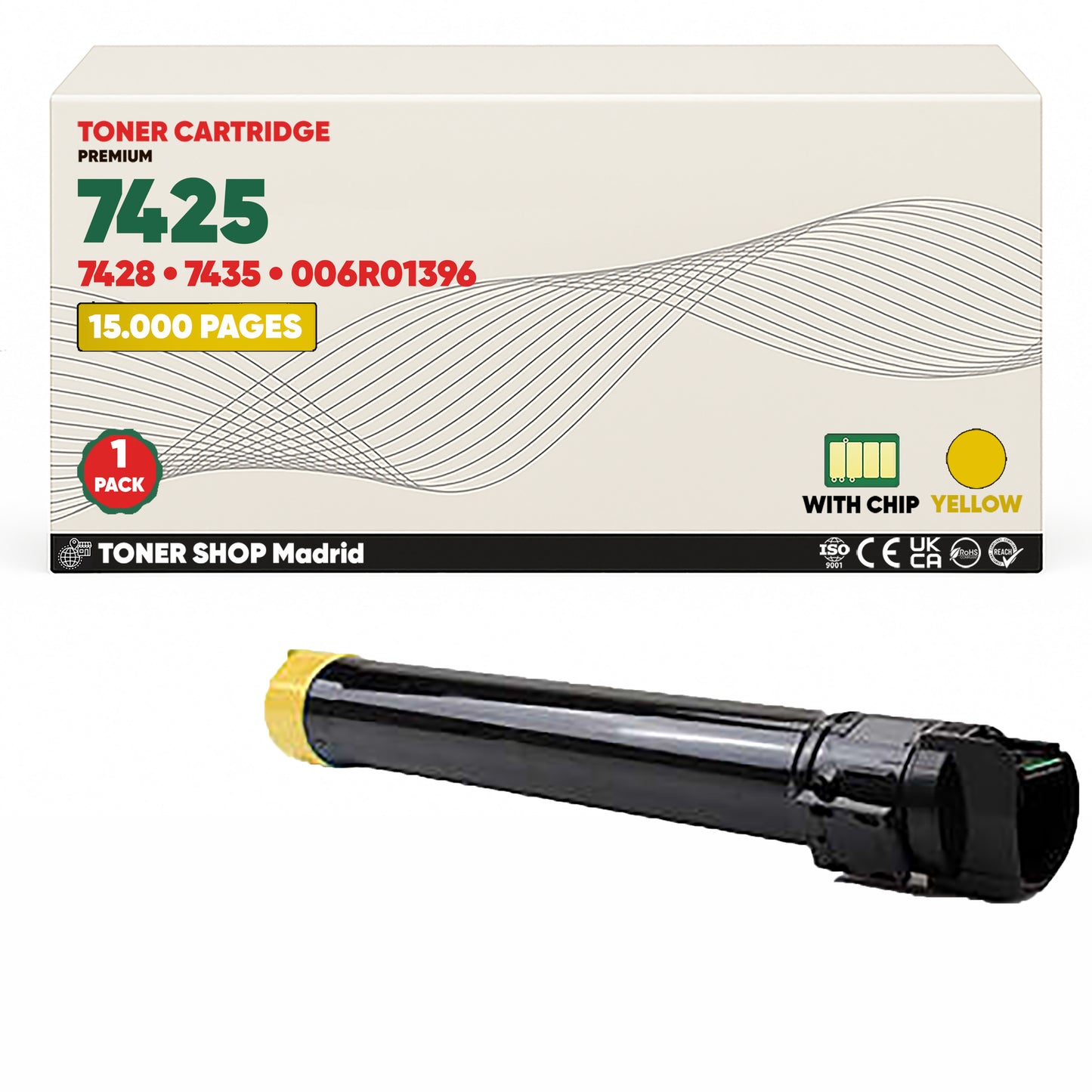 Dink Tóner Compatible Xerox WorkCentre 7425 (Pack 4 CMYK)