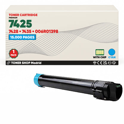 Dink Tóner Compatible Xerox WorkCentre 7425 (Pack 4 CMYK)