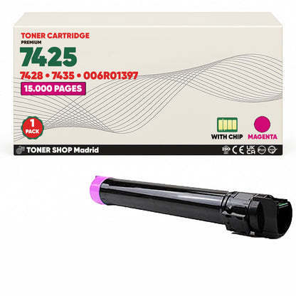 Dink Tóner Compatible Xerox WorkCentre 7425 (Pack 4 CMYK)