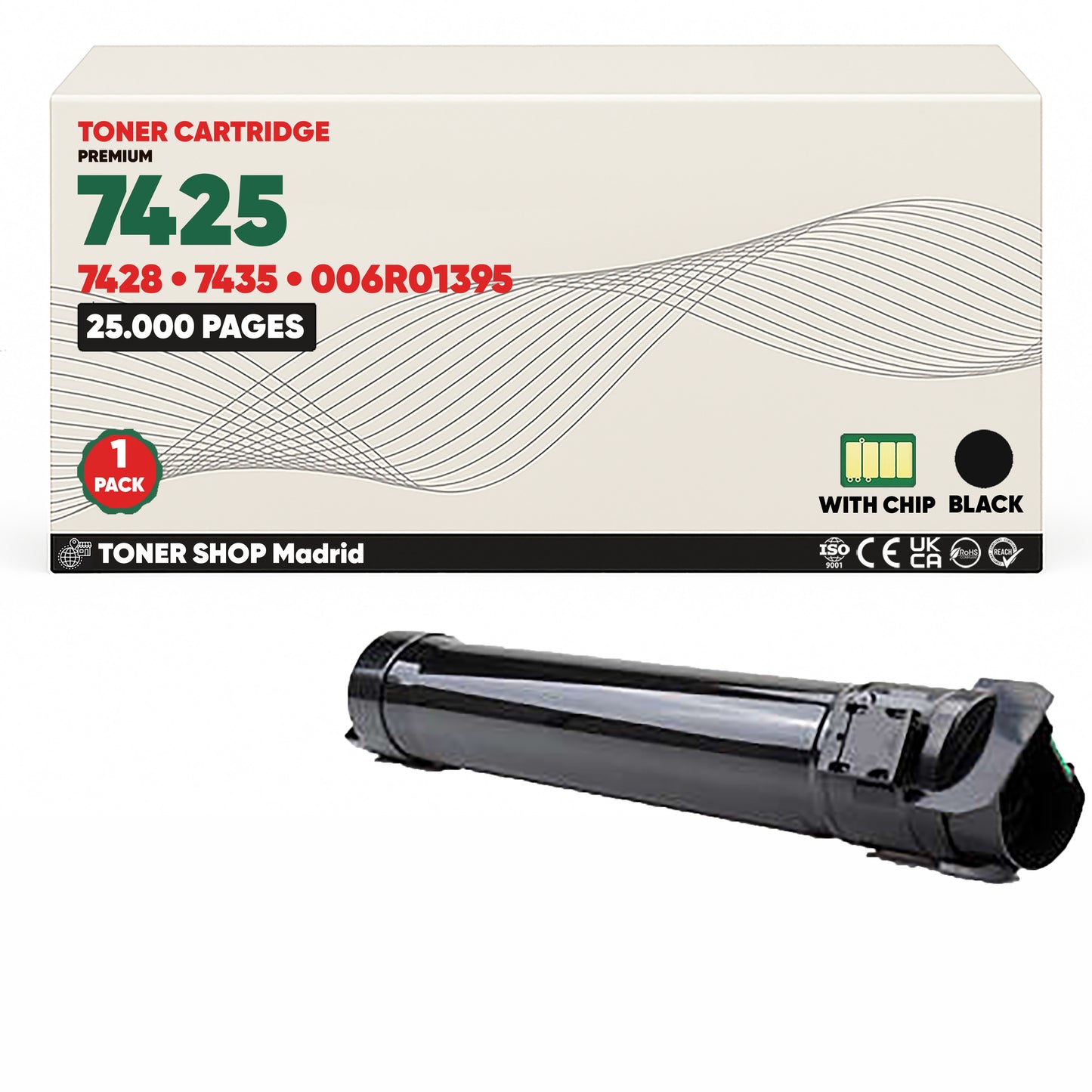 Dink Tóner Compatible Xerox WorkCentre 7425 (Pack 4 CMYK)
