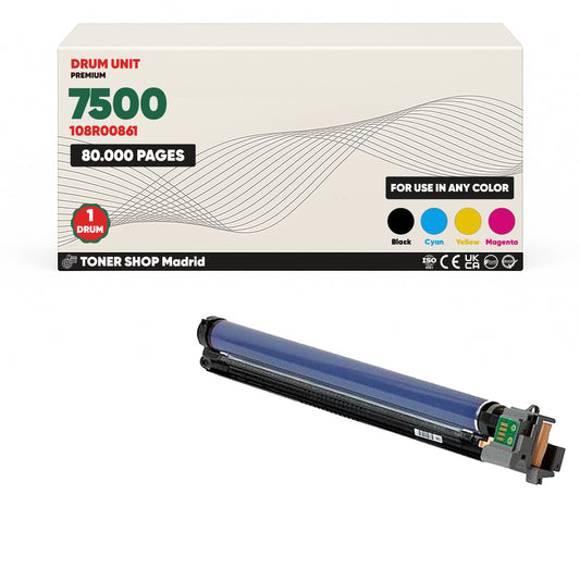 BDink Tambor de Imagen Compatible Xerox Phaser 7500 (Drum) - 4 colores