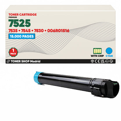 BDink Tóner Compatible Xerox WorkCentre 7525 (Pack 4 CMYK)