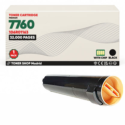 BDink Cartucho Tóner Compatible Xerox Phaser 7760 Negro
