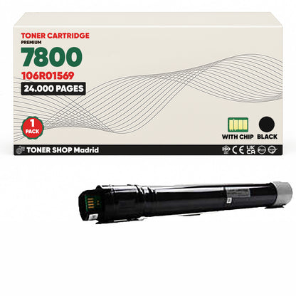 BDink Pack 4 Tóner Compatible Xerox Phaser 7800 (4 Pack)