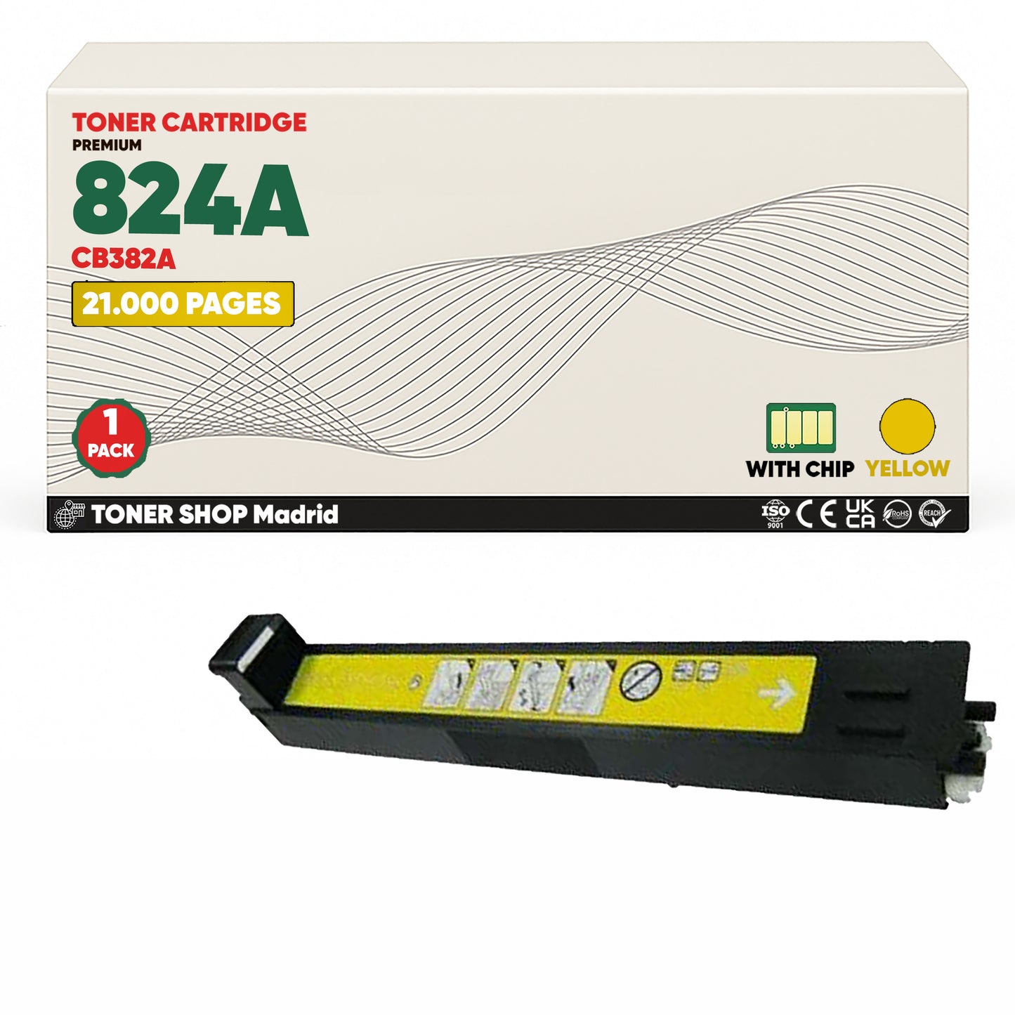 BDink Cartucho Tóner Compatible HP 823A/824A CMYK (Pack 4)