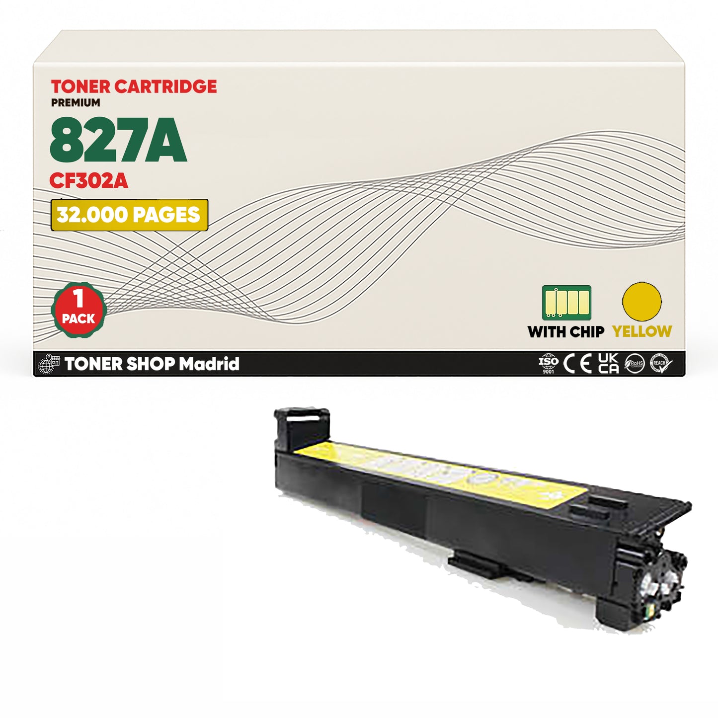 BDink Tóner Compatible HP 827A (Pack 4 CMYK) CF300A CF301A CF302A CF303A