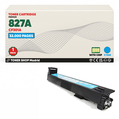 BDink Tóner Compatible HP 827A (Pack 4 CMYK) CF300A CF301A CF302A CF303A