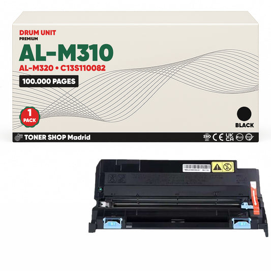 BDink Tambor de Imagen Compatible Epson AL-M310 Negro (Pack 1) Drum