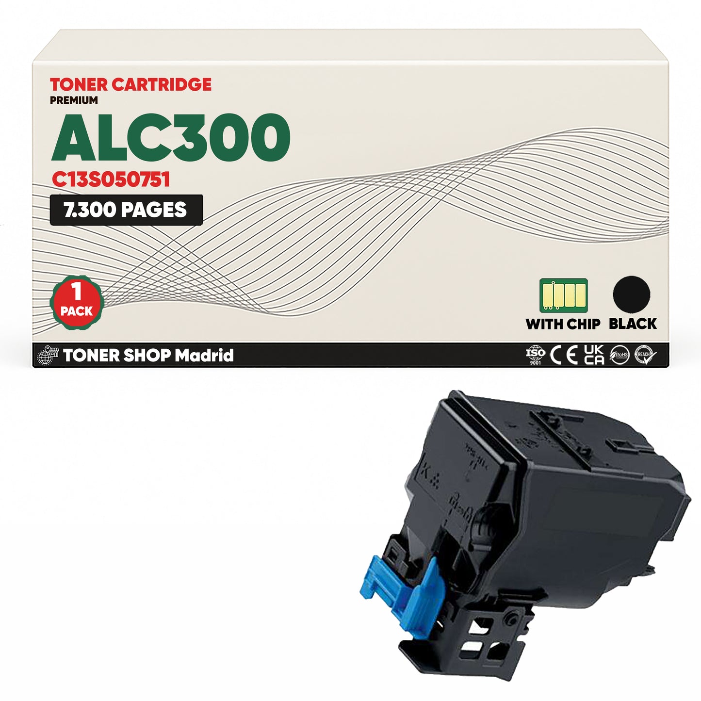 BDink Cartuchos Tóner Compatible Epson ALC300 CMYK (Pack 3)