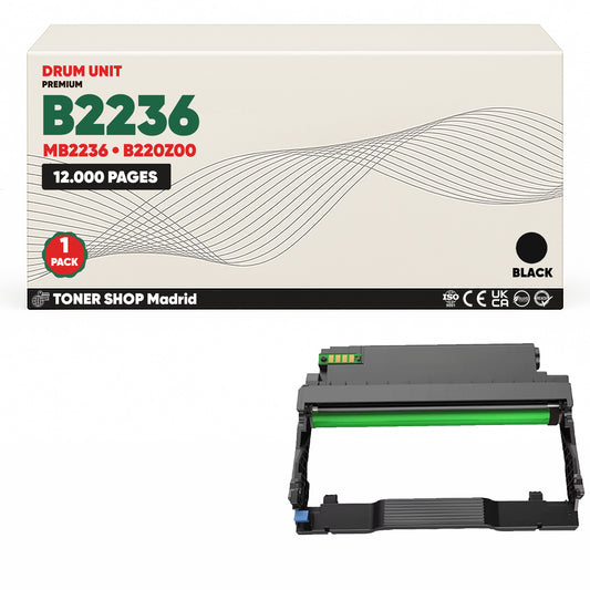 BDink Tambor Imagen Compatible Lexmark B2236 Negro (Drum)