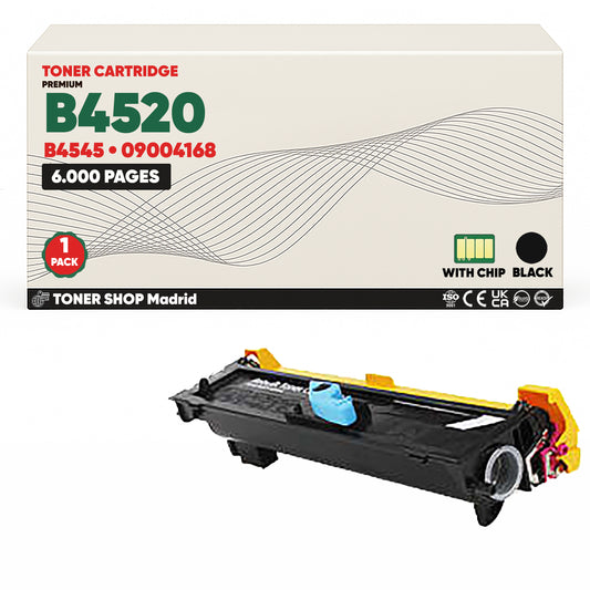 BDink Cartucho Tóner Compatible OKI B4520/B4545 Negro