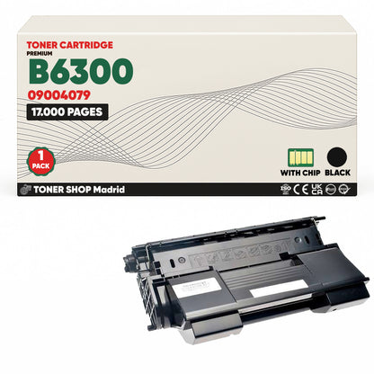 BDink Cartucho Tóner Compatible OKI B6300 Negro