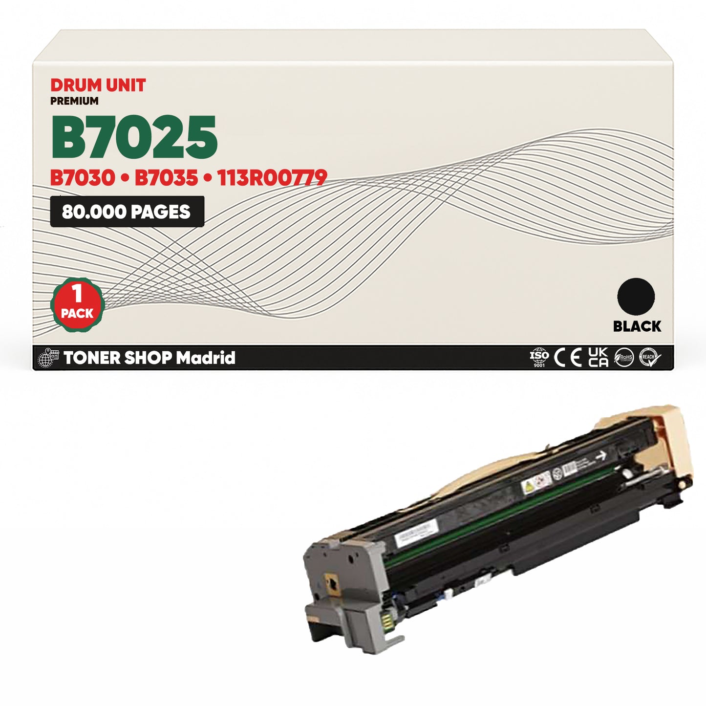 BDink Tambor de Imagen Compatible Xerox VersaLink B7025/B7035 (Drum)