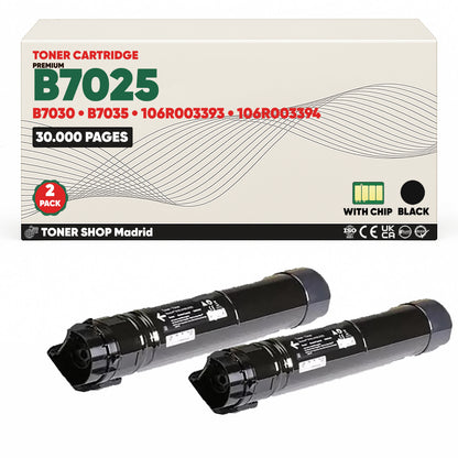 BDink Cartucho Tóner Compatible Xerox VersaLink B7025/B7035 Negro