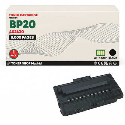 BDink Cartucho Tóner Compatible Ricoh BP20 Negro