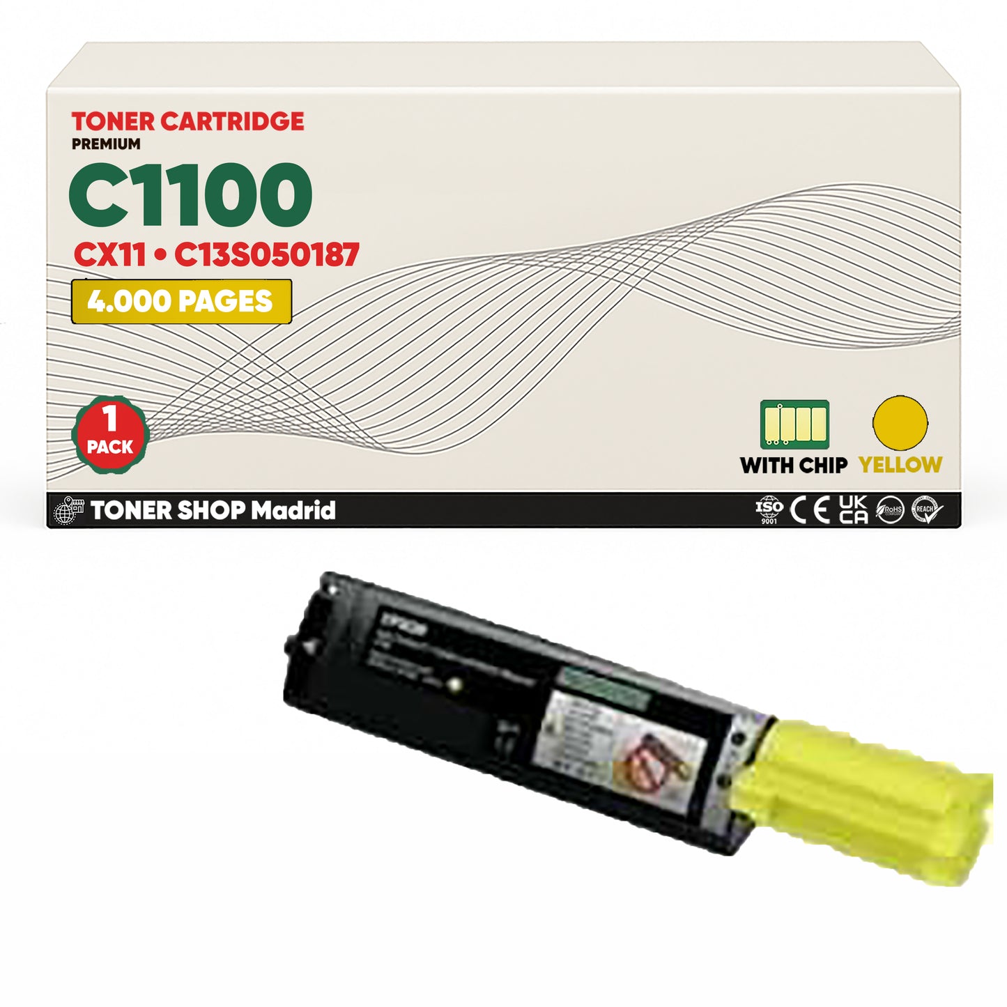 BDink Tóner Compatible Epson C1100/CX11  (Pack 3 CMY)