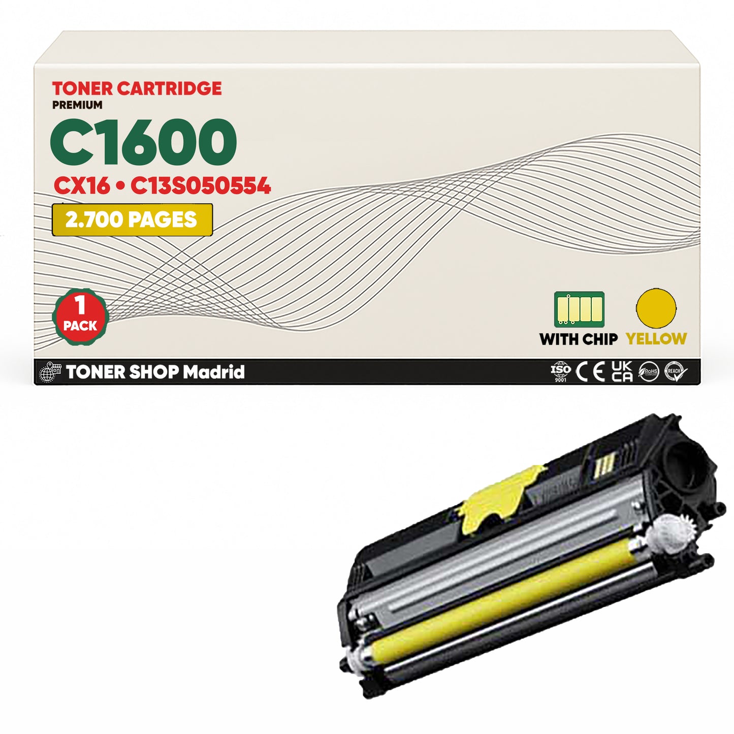 BDink Tóner Compatible Epson C1600/CX16 (Pack 4 CMYK)