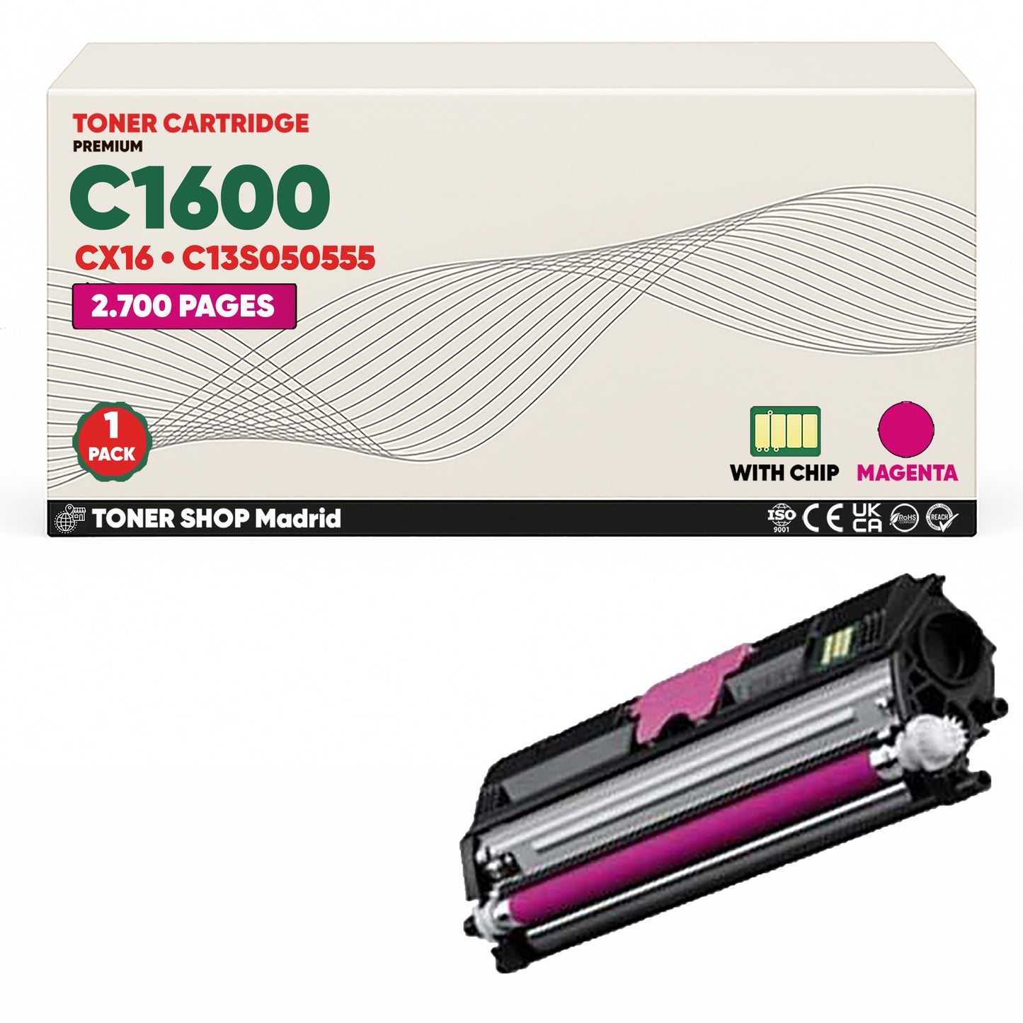 BDink Tóner Compatible Epson C1600/CX16 (Pack 4 CMYK)