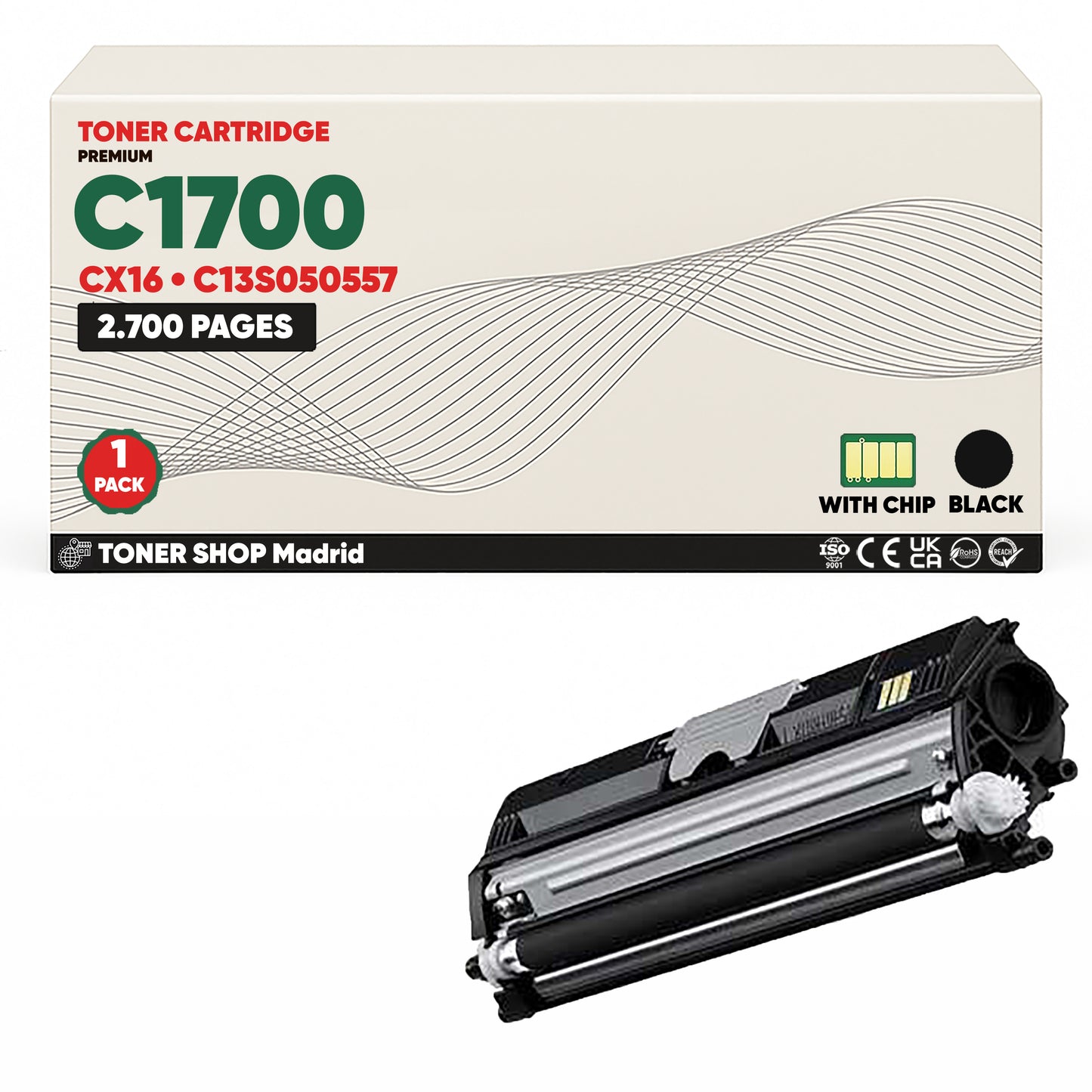BDink Tóner Compatible Epson C1600/CX16 (Pack 4 CMYK)