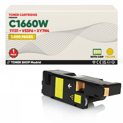 BDink Tóner Compatible Dell C1660W (Pack 3 CMY)
