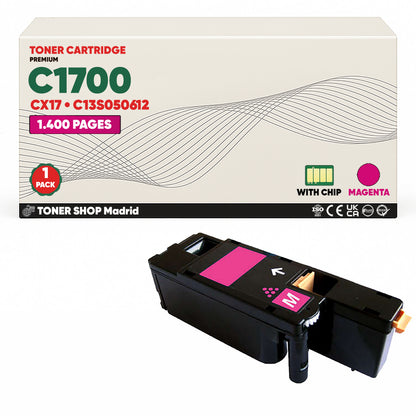 BDink Tóner Compatible Epson C1700/CX17 (Pack 4 CMYK)