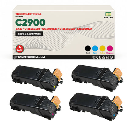 BDink Tóner Compatible Epson C2900/CX29 (Pack 4 CMYK)