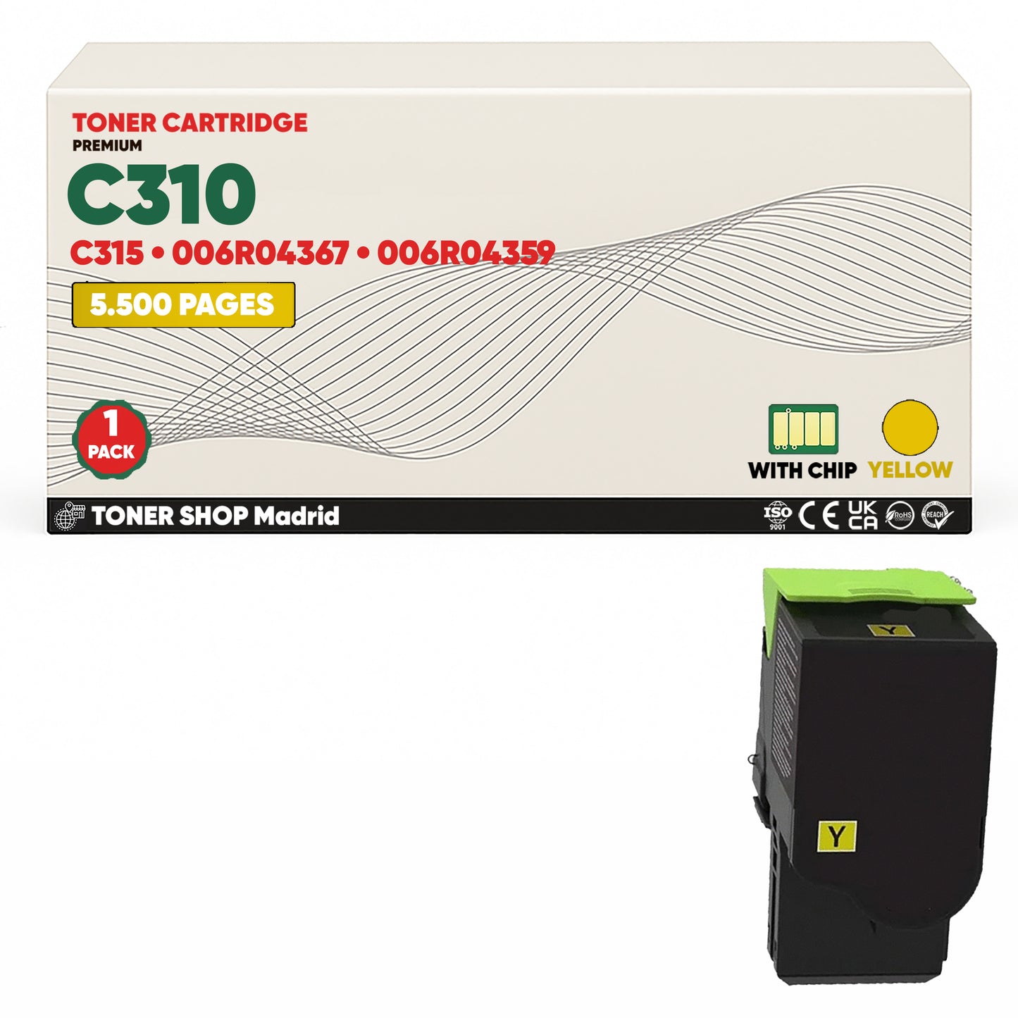 BDink Tóner Compatible Xerox C310/C315 (Pack 4 CMYK) 006R04364-67