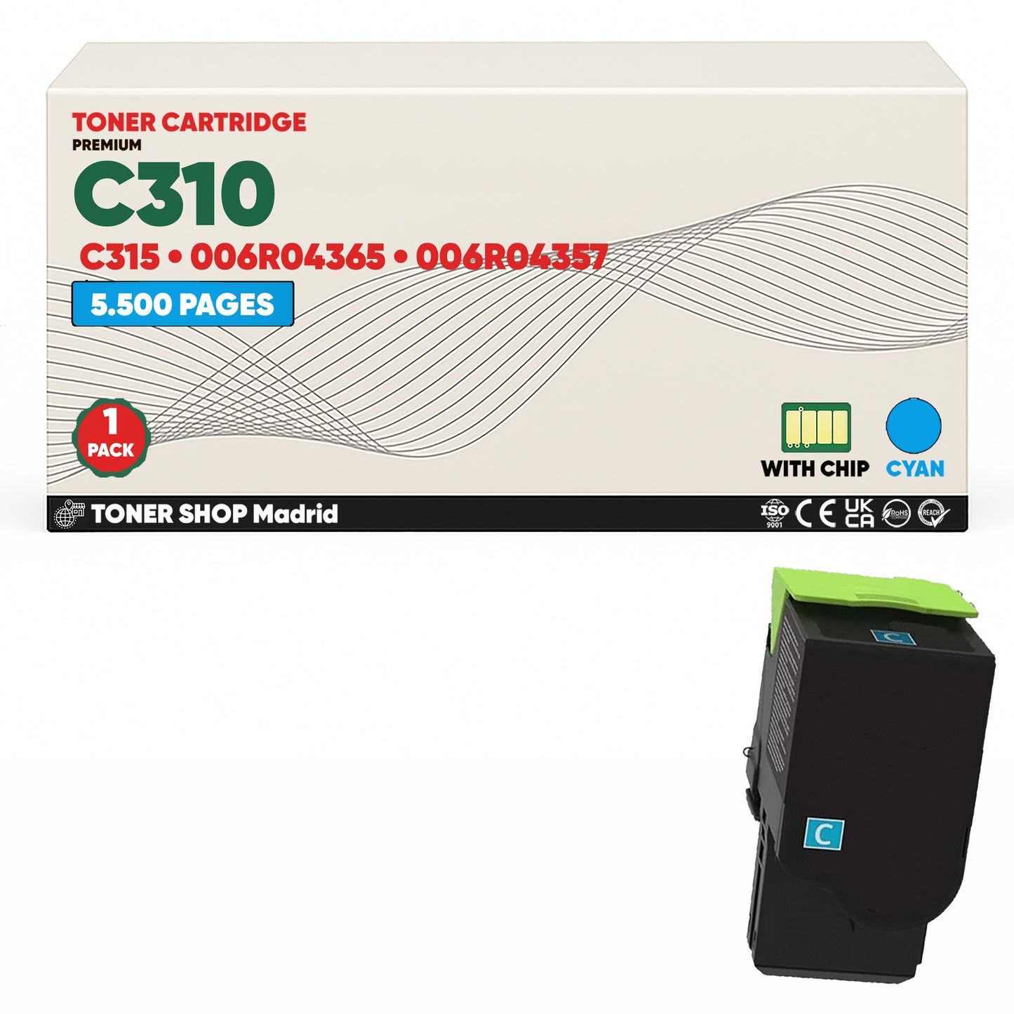 BDink Tóner Compatible Xerox C310/C315 (Pack 4 CMYK) 006R04364-67