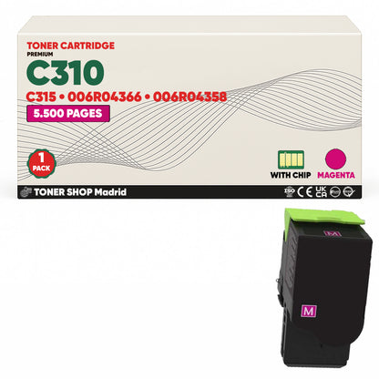 BDink Tóner Compatible Xerox C310/C315 (Pack 4 CMYK) 006R04364-67