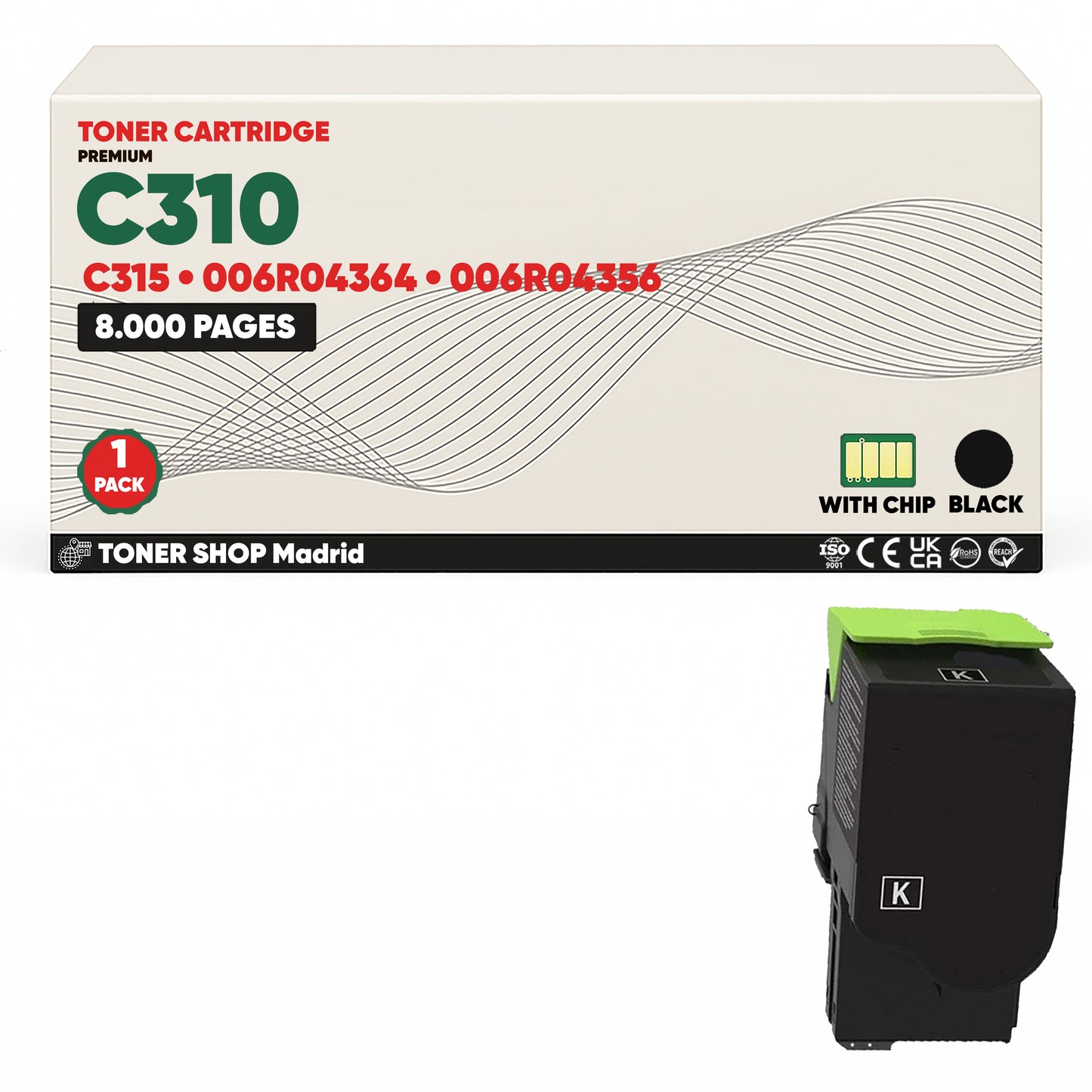 BDink Tóner Compatible Xerox C310/C315 (Pack 4 CMYK) 006R04364-67