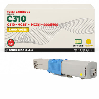 BDink Tóner Compatible OKI C310/C510/MC351/MC361 (Pack 4 CMYK)
