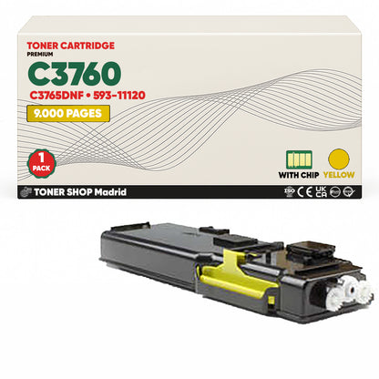BDink Tóner Compatible Dell C3760/C3765DNF (Pack 4 CMYK)