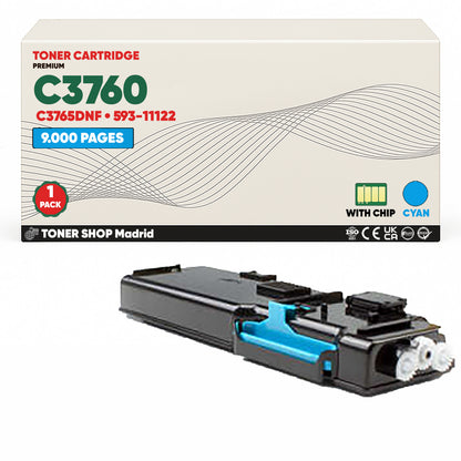 BDink Tóner Compatible Dell C3760/C3765DNF (Pack 4 CMYK)