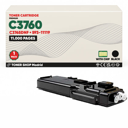 BDink Tóner Compatible Dell C3760/C3765DNF (Pack 4 CMYK)