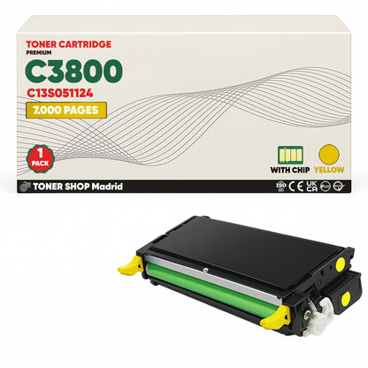 BDink Tóner Compatible Epson C3800 (Pack 4 CMYK)