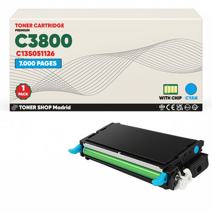 BDink Tóner Compatible Epson C3800 (Pack 4 CMYK)
