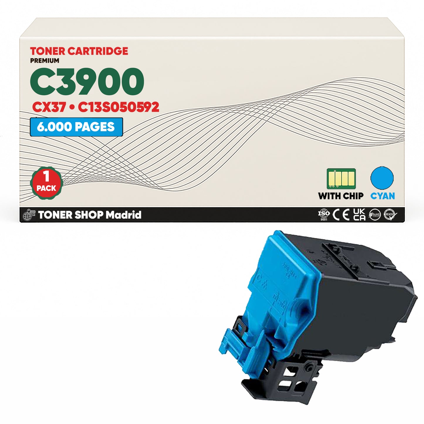 BDink Tóner Compatible Epson C3900/CX37 (Pack 4 CMYK)