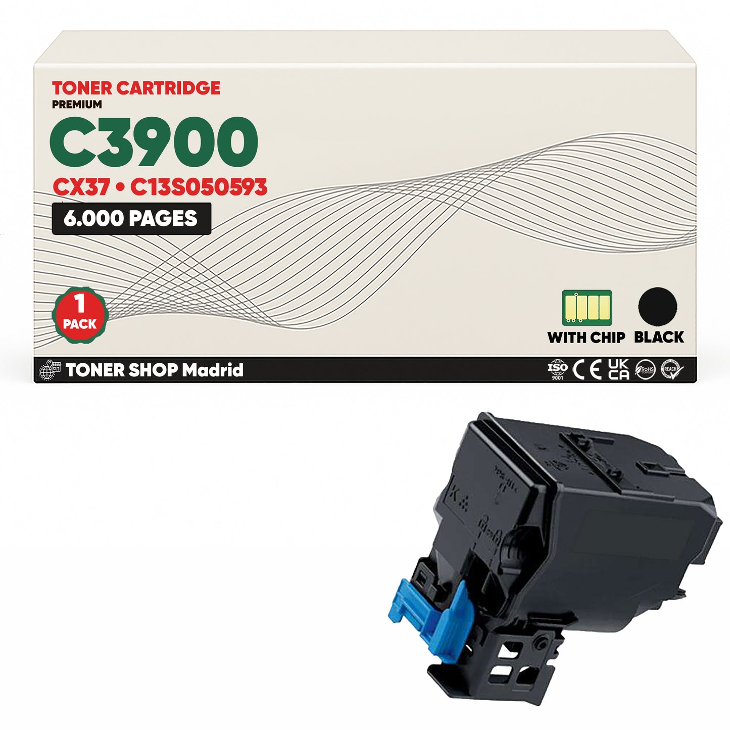 BDink Tóner Compatible Epson C3900/CX37 (Pack 4 CMYK)