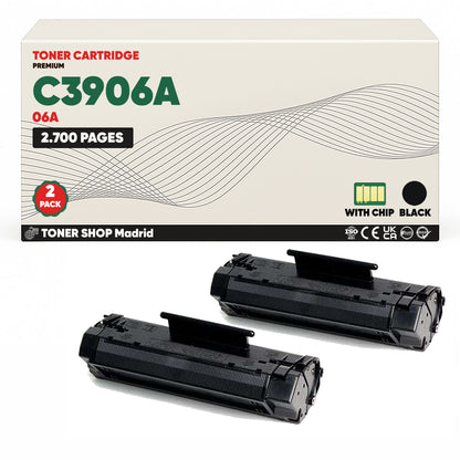BDink Cartucho Tóner Compatible HP C3906A Negro (Pack 1)