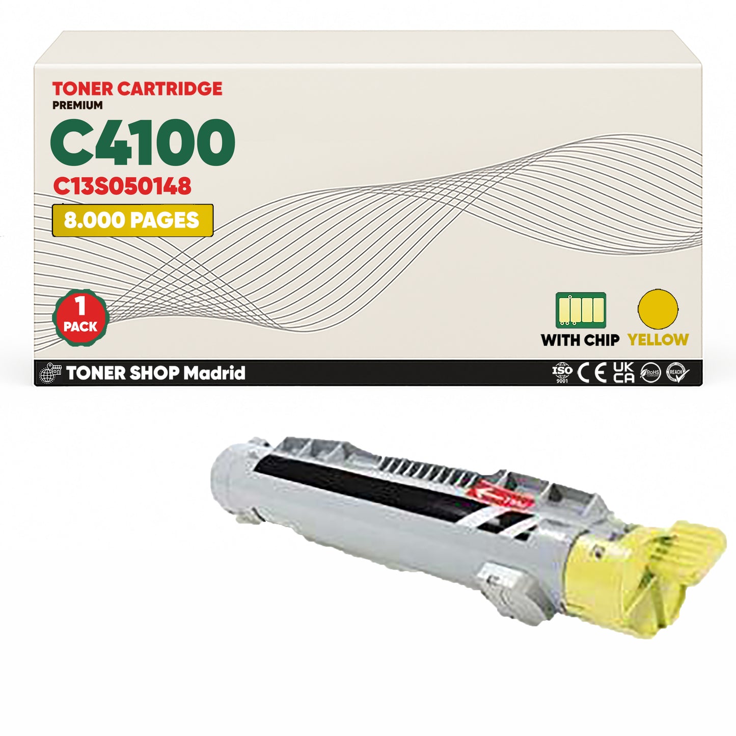 BDink Tóner Compatible Epson C4100 (Pack 4 ) CMYK